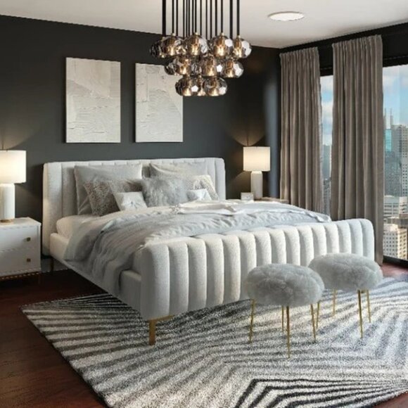 19 Lights - Boule De Cristal Round Clustre LED Crystal Ceiling Chandelier - Picture 2 of 5